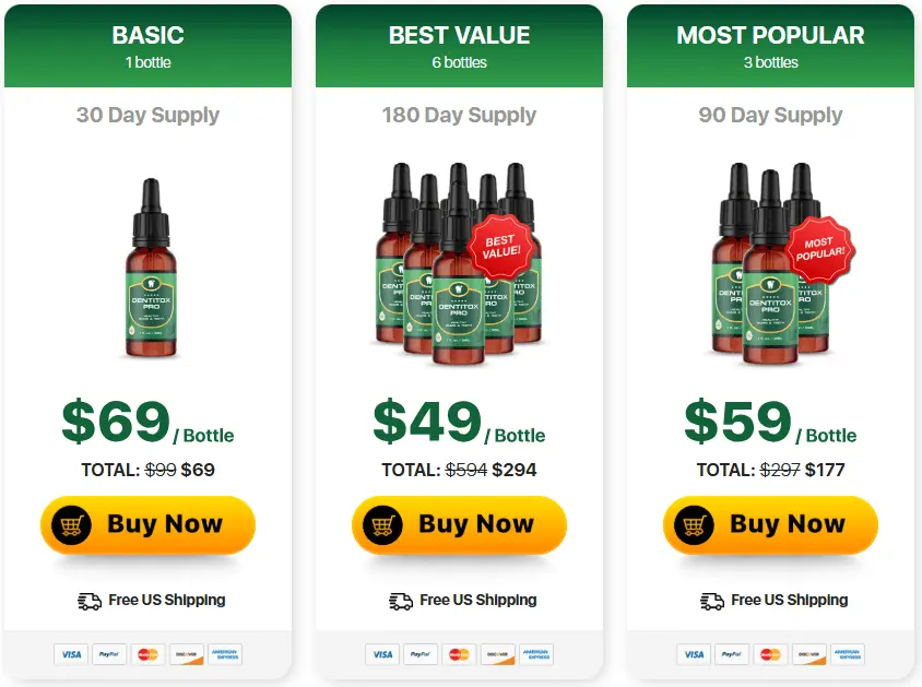dentitox pro price